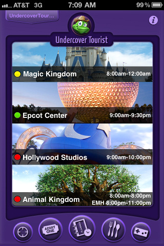 Undercover Tourist App screenshot
